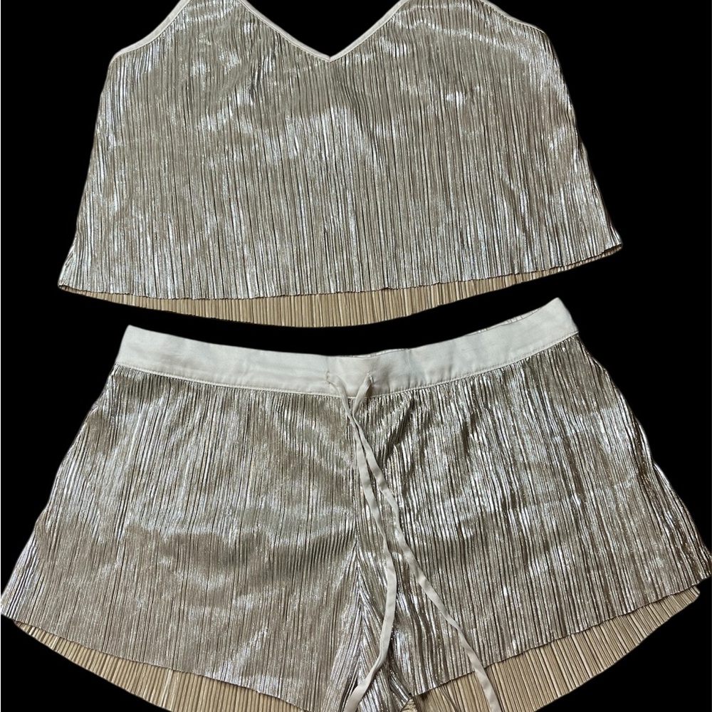 Victoria's Secret Gold Pajama Set